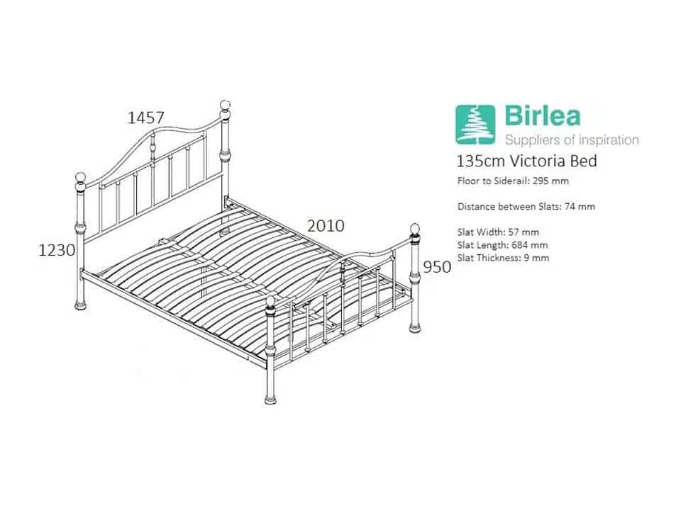 Birlea Metal Victoria Bed Frame
