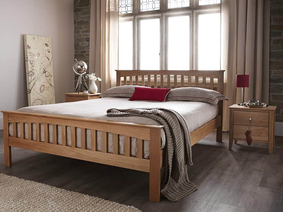 Serene Windsor Oak Bed Frame