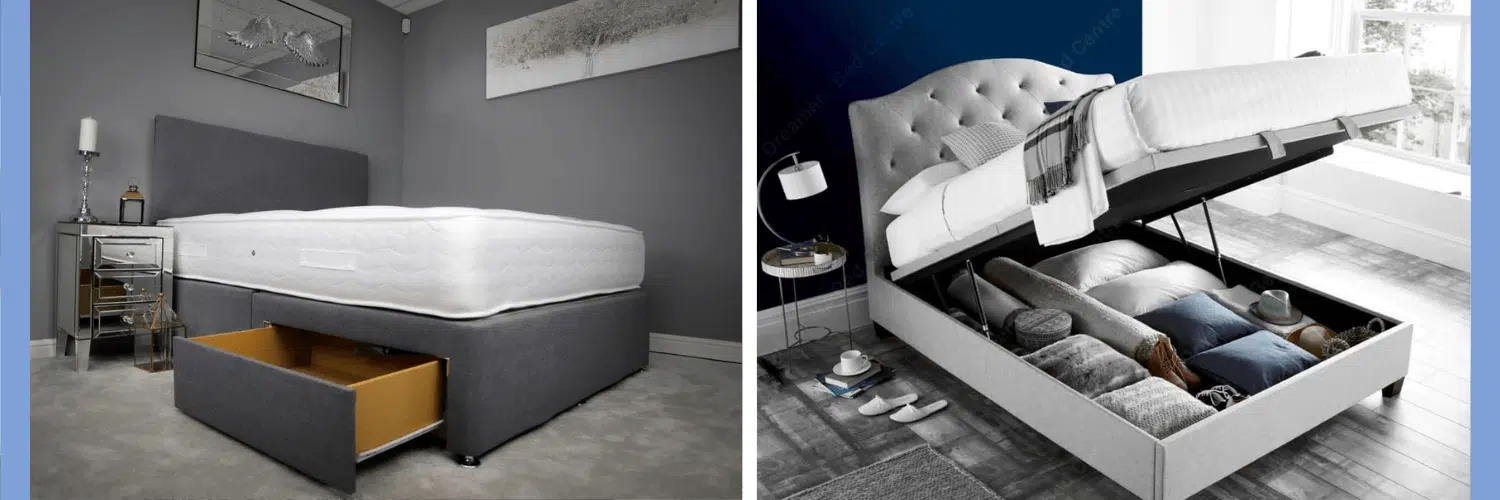 Different types of bed available at Dreamers Bed Centre