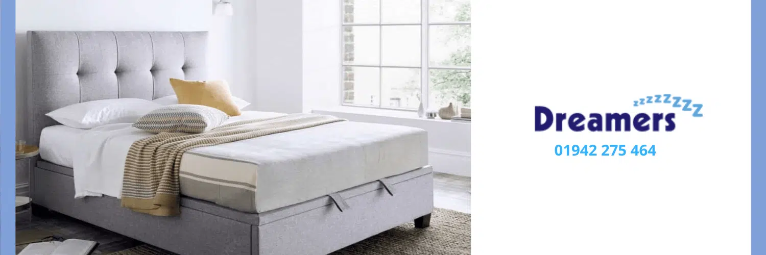 Ottoman bed perfect for a small bedroom