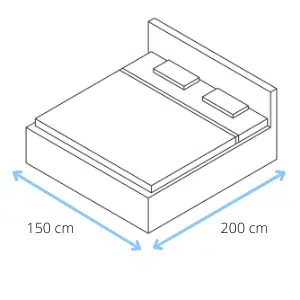 How to measure for a new bed step 1