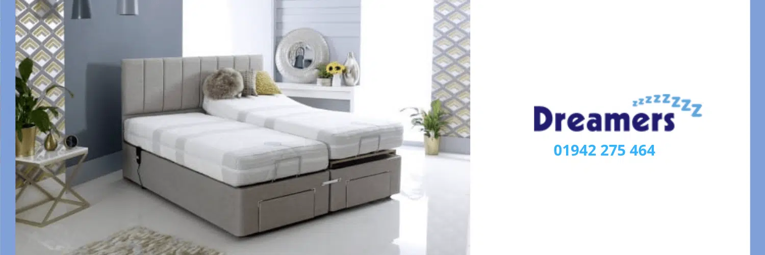 Example of an adjustable bed