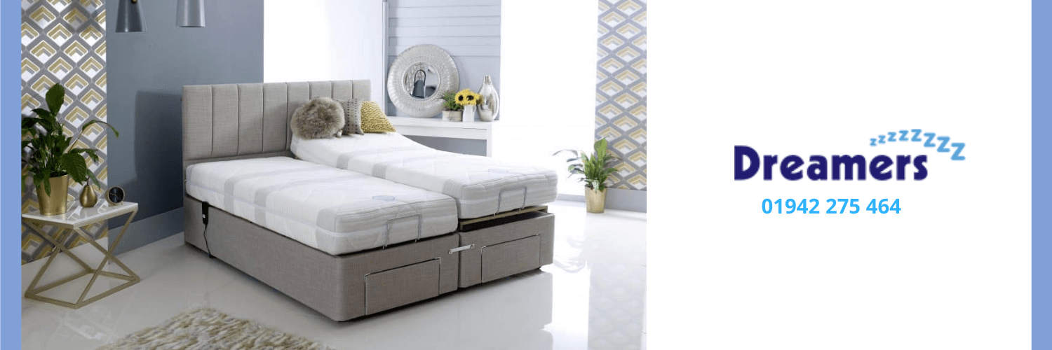 Adjustable bed available at Dreamers Bed Centre
